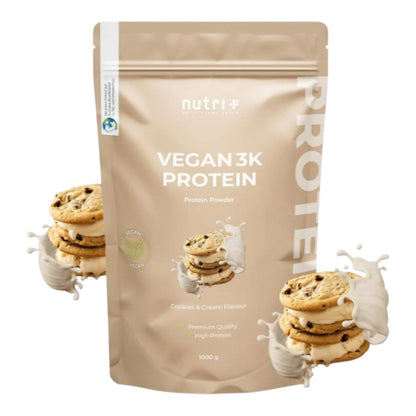 Vegan 3k Protein Powder 1 Kg Peanut Butter Cookie_2