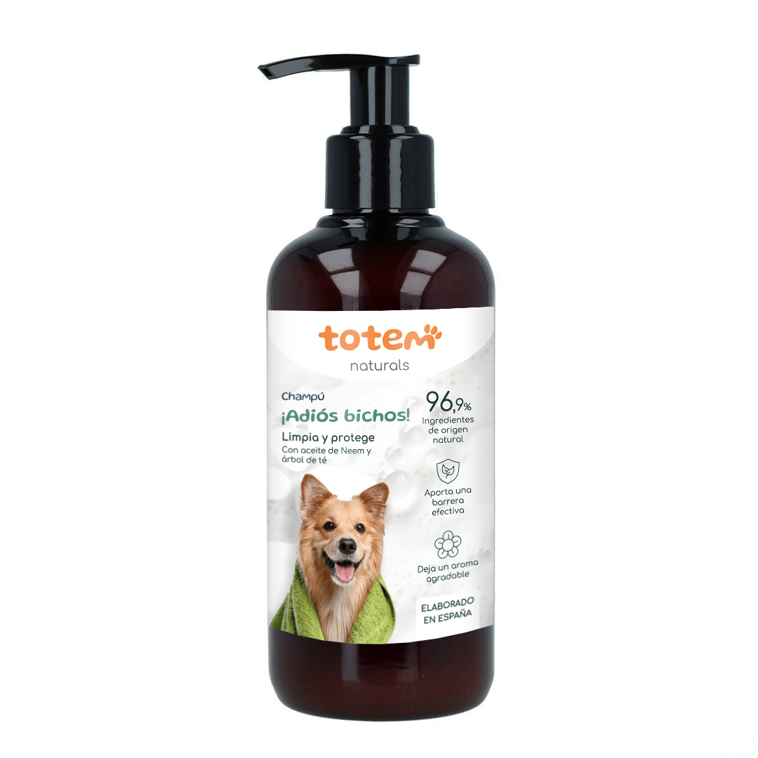 Champú natural Repelente para Perros Totem Naturals 250 ml