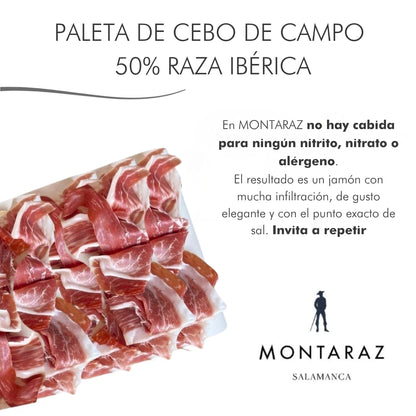 Paleta De Cebo De Campo 50% Raza Ibérica | Curación 24 Meses | Pieza Entera De 4,5-5 Kg | 100% Natural_1