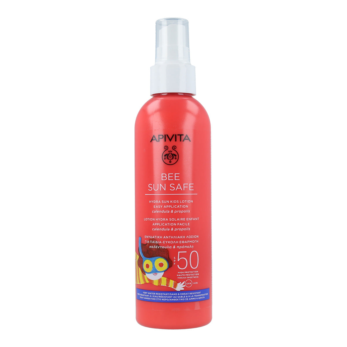 Spray solar infantil SPF50 Apivita 200ml