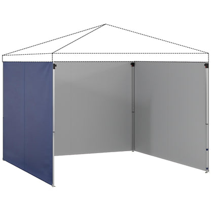 Outsunny 3 Paredes Laterales Para Carpas De 3x3 M Con Cremallera 300x200 Cm_0