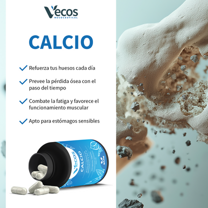 Citrato De Calcio + Magnesio + Vit D3 Vecos 110 Cápsulas | Huesos Fuertes Y Previene Pérdida Ósea_3