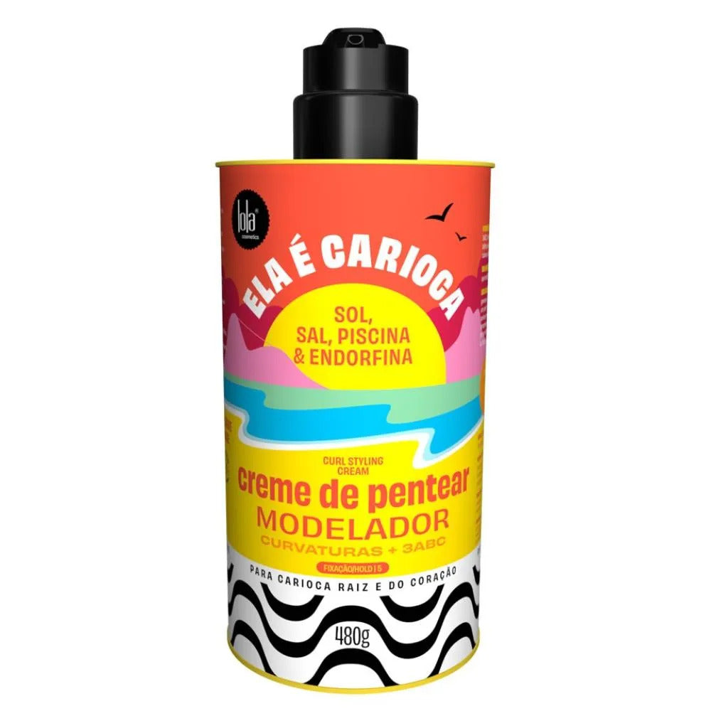 Crema Moldeadora De Peinar Ondulado Ela É Carioca Lola Cosmetics 500ml_0
