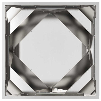 Jardinera Plateado 50 X 50 X 50 Cm Acero Inoxidable_5