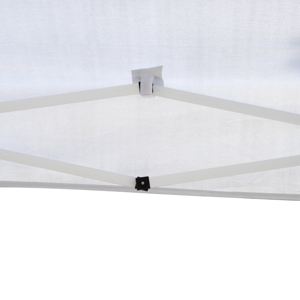 Outsunny Carpa Plegable 3x3 M Con Bolsa Altura Ajustable Blanco Plata_4