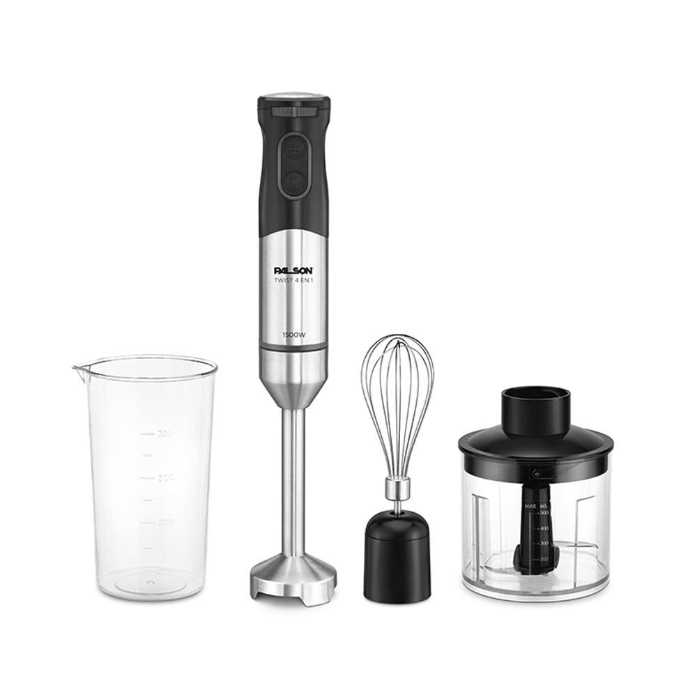 Batidora Pie + Accesorios Inoxidable Twist 1500w_1