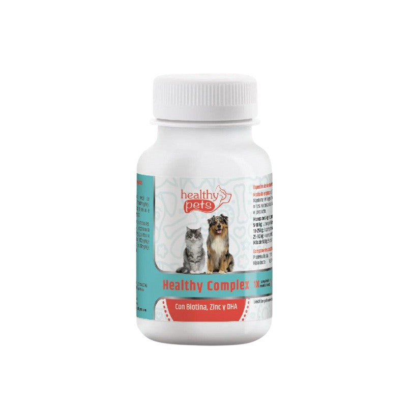 Healthy Complex Pelo Sano 1g 100 Comprimidos Healthy Pets_0