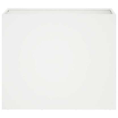 Macetero De Jardín 2 Uds. Blanco 60 X 30 X 40 Cm_3