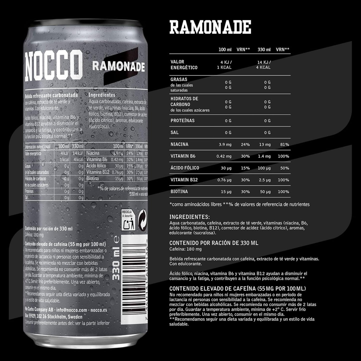 Bebida Energética Focus Ramonade 330ml Nocco_1