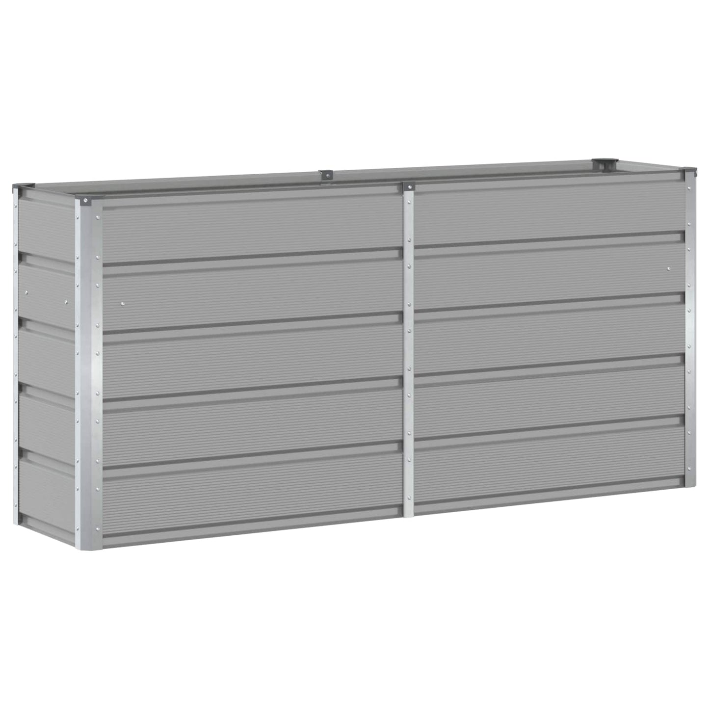 Jardinera Gris Claro 160 X 40 X 75 Cm Acero_0