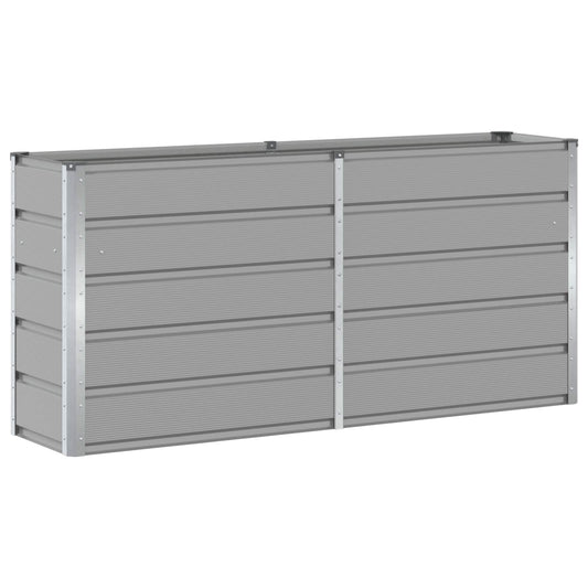 Jardinera Gris Claro 160 X 40 X 75 Cm Acero_0
