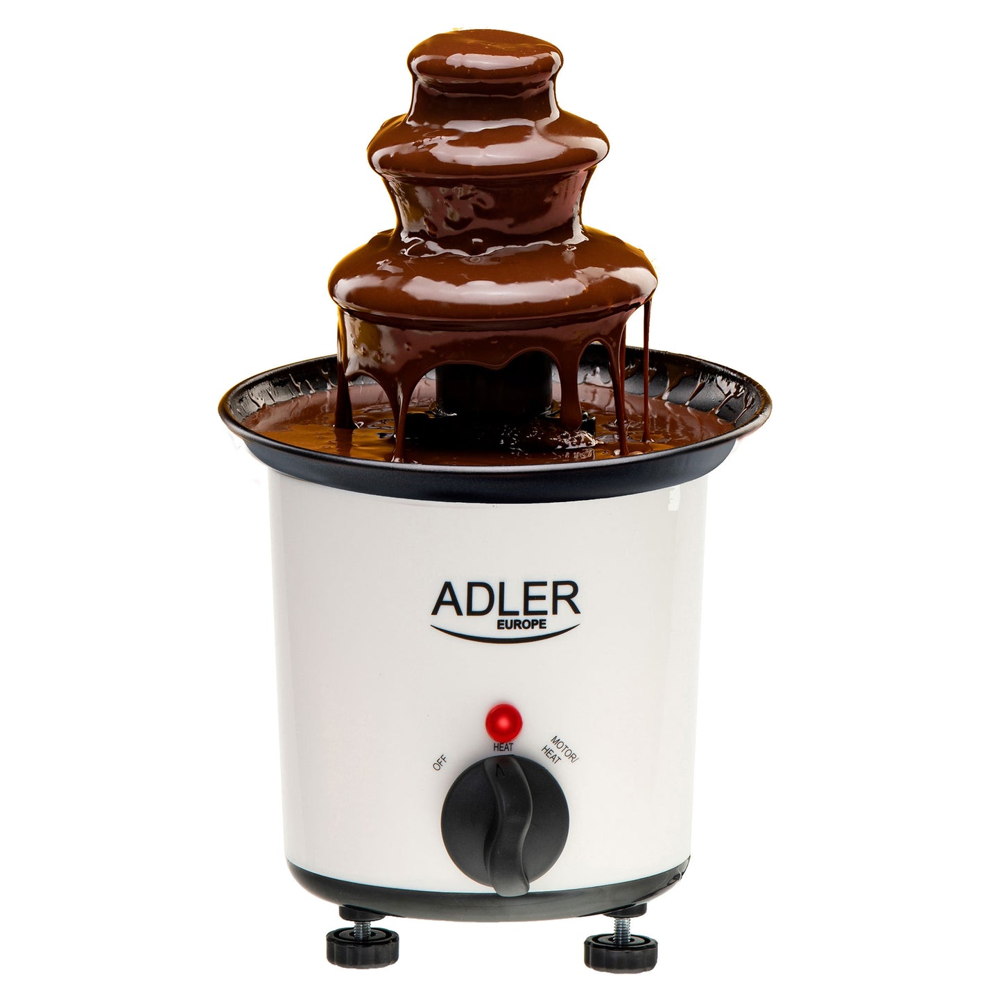 Fuente Chocolate Eléctrica, Cascada 3 Niveles, Acero Inoxidable, 200ml Chocolate, Termostato Adler Ad4487_0