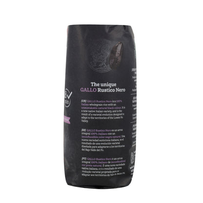 Arroz Negro 100% Integral Riso Gallo 500g