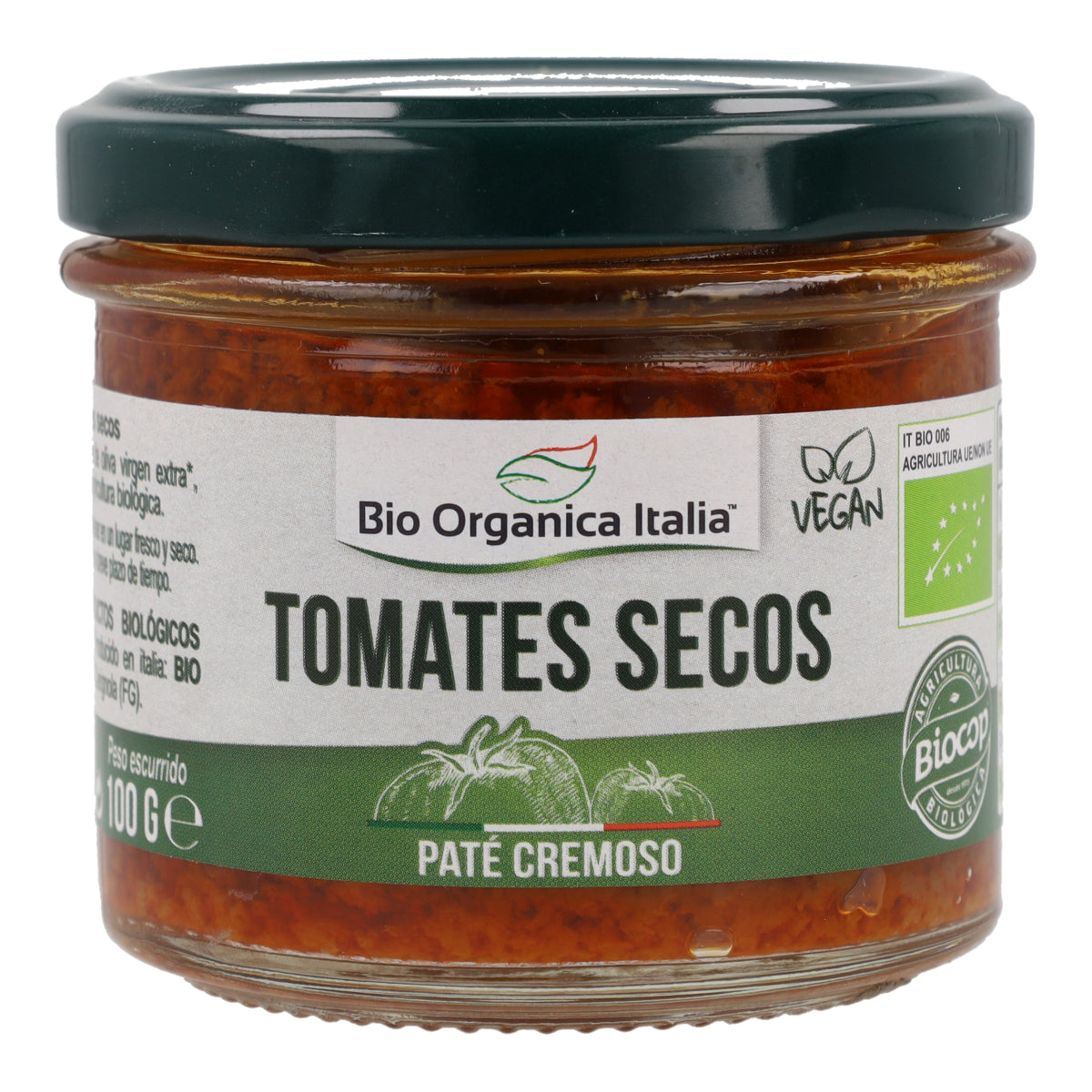 Paté Tomate Seco Bio Organica Italia 100 gr