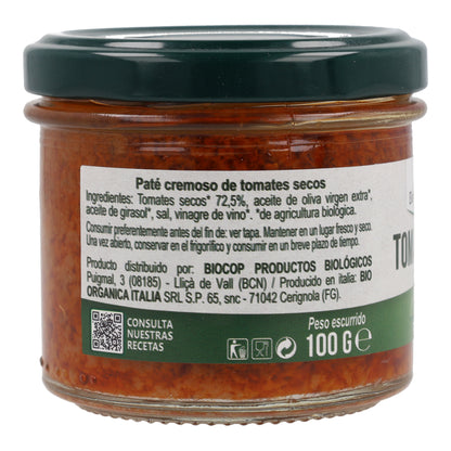 Paté Tomate Seco Bio Organica Italia 100 gr