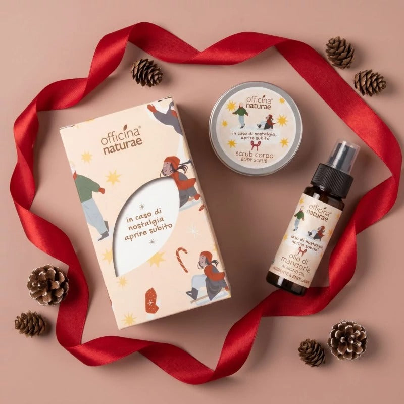 Exfoliante corporal + aceite de almendras Officina Naturae 50 ml + 50 ml