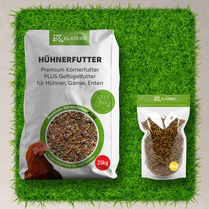 Alimento Gallinas 25 Kg+larvas 5 Kg_1