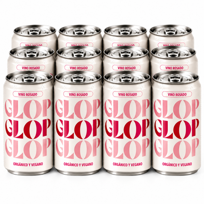 Pack 12 Latas Vino Rosado Eco Vegano Lata 250ml_0