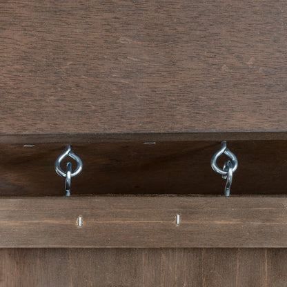 Jaula Para Conejos De Madera Pawhut Marrón 90x53x59 Cm_4