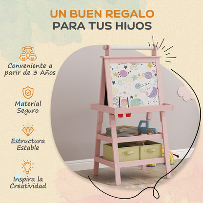 Caballete Infantil Aiyaplay Mdf Rosa 59x48x118 Cm 3b0-012v80pk_5