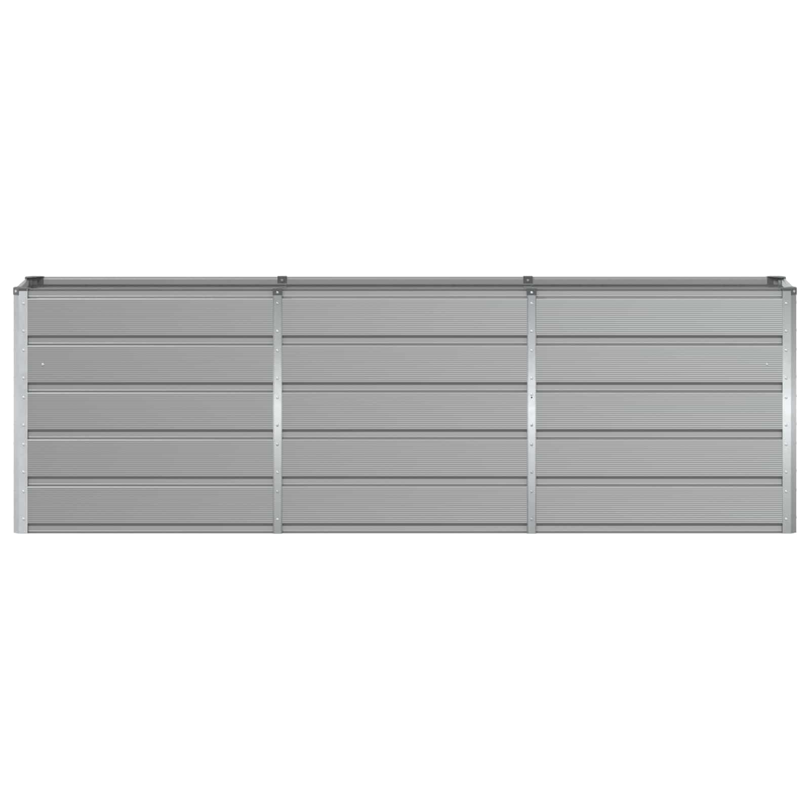 Jardinera Gris Claro 240 X 40 X 75 Cm Acero_3