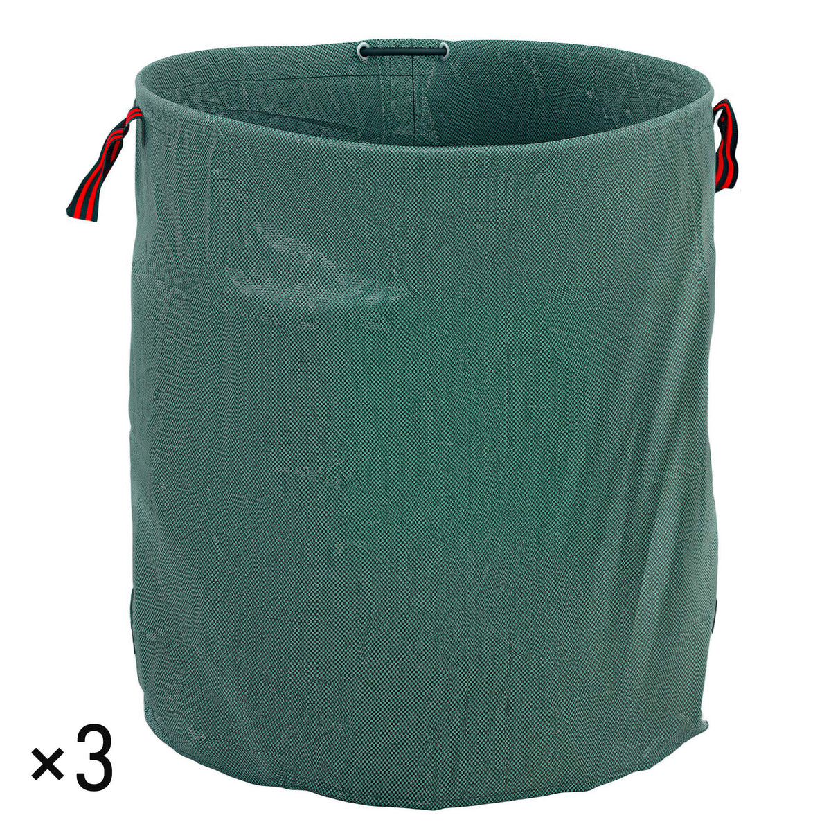 Outsunny Set De 3 Bolsas De Basura De Jardín 272l Con Asas Plegables_0
