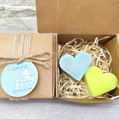 12 Jabones Aromáticos Con Forma De Corazón - Detalle Para Invitados De Eventos. Jabón Glicerina Aroma Surtidos_5