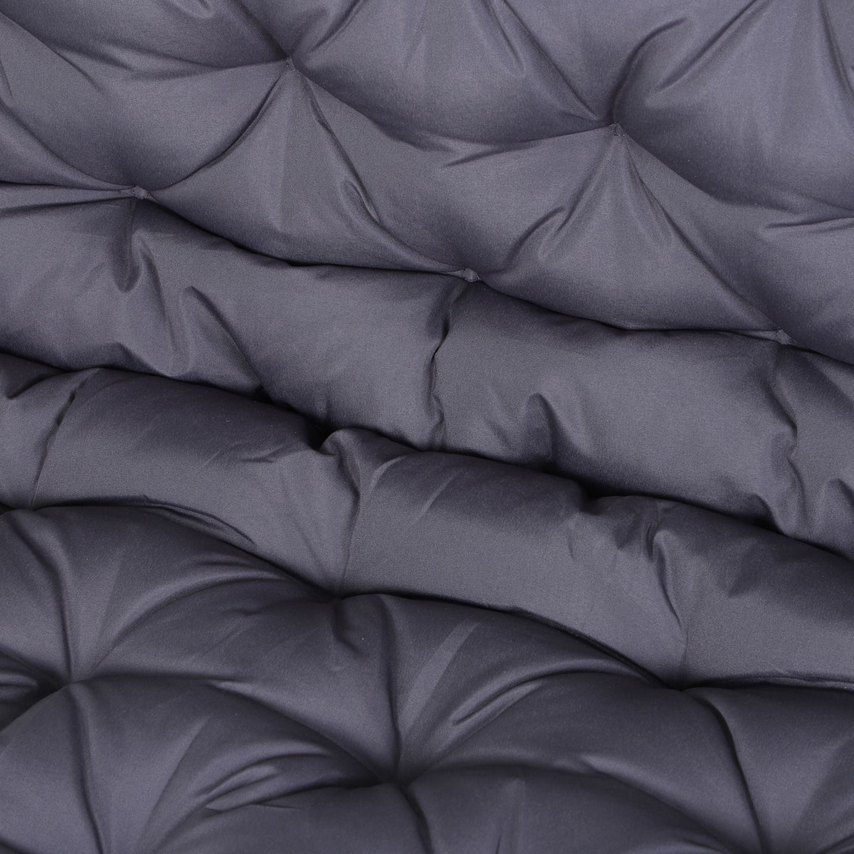Outsunny Cojín Para Banco Con Respaldo 132x110x10 Cm Gris Oscuro_3