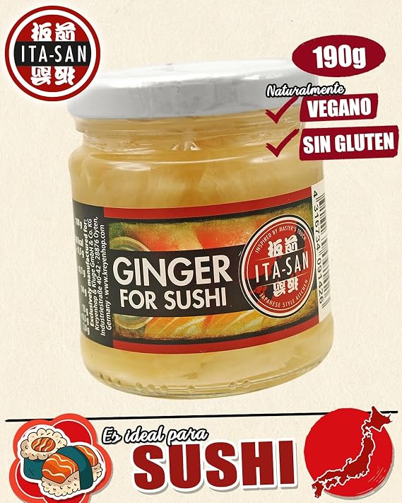 Jengibre para Sushi Ita-san 190 g