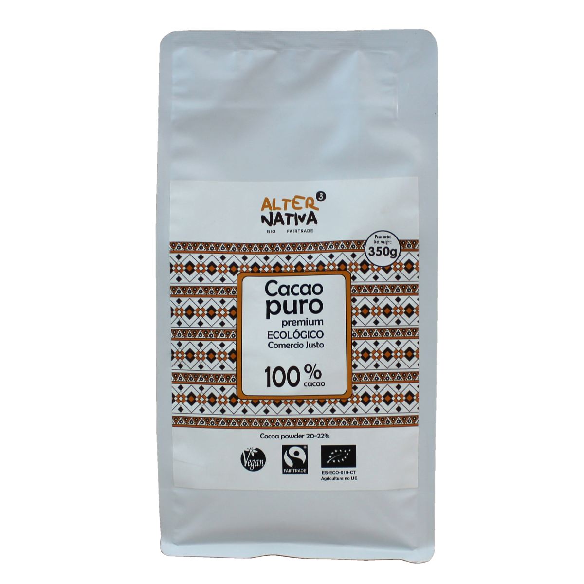 Cacao Puro Premium Bio Alternativa 350 g