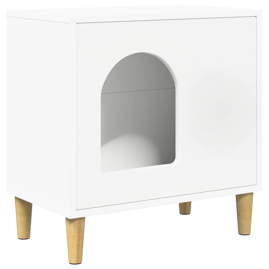 Casa Para Gatos 51 X 30 X 52 Cm Madera De Ingeniería_0
