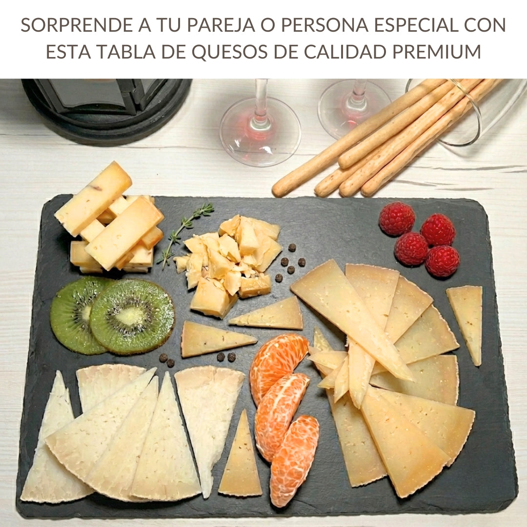Quesoqueso® Caja De Quesos | Queso Manchego, Payoyo, Mahon Y Castellano Con Trufa | Regalo Pareja "díselo Con Quesos"_4
