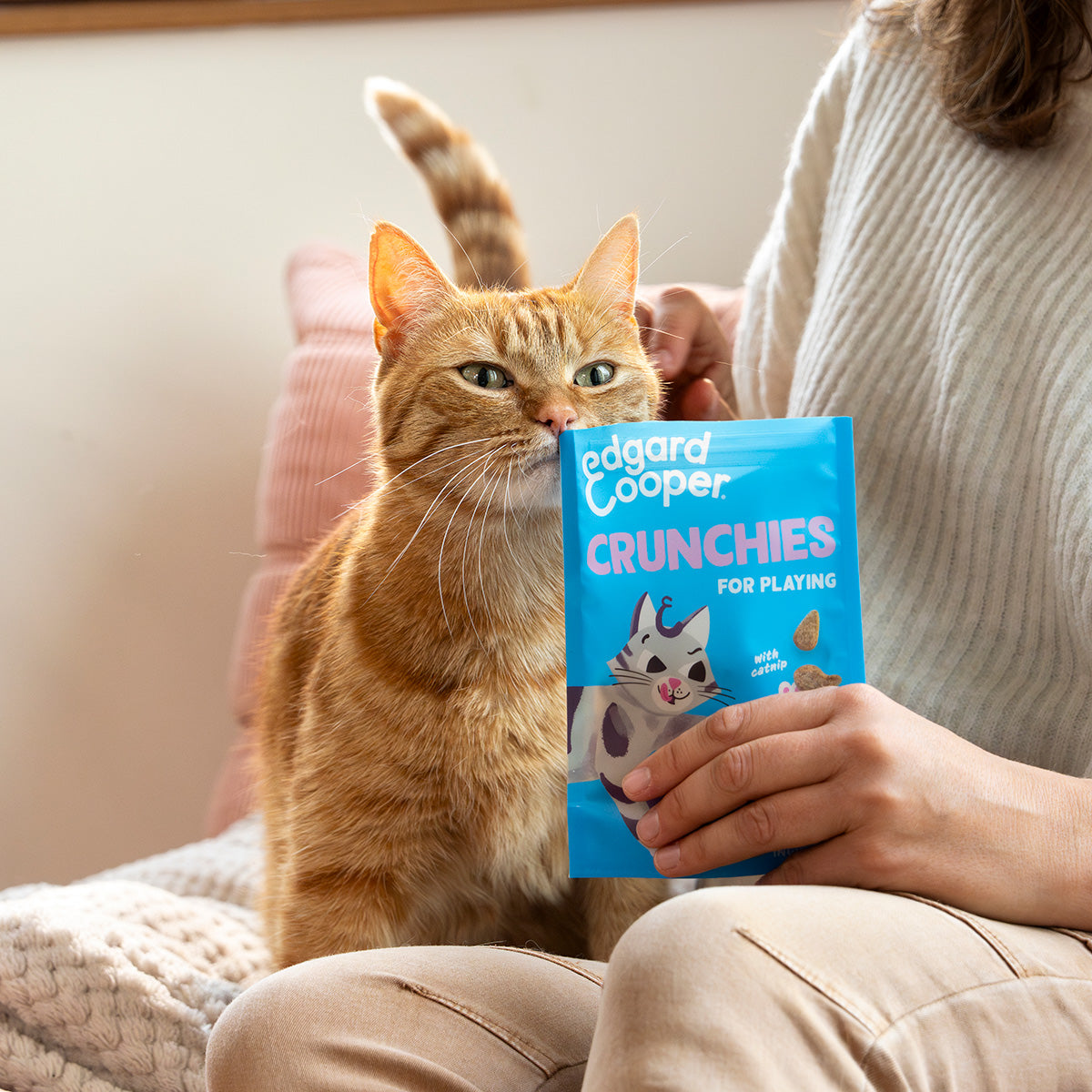 Galletitas de Salmón Premios naturales para gatos Edgard Cooper 50 g