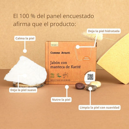 Jabón de manteca de karité Comme Avant 100 g