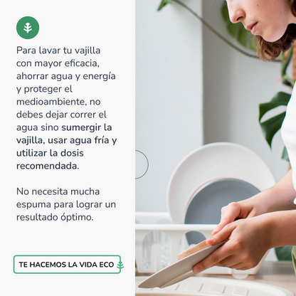 Pack 6xLavavajillas Manual  Té Verde ECO  Planeta Huerto 5l