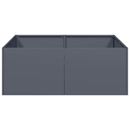 Jardinera Acero Gris Antracita 80x80x30 Cm_2