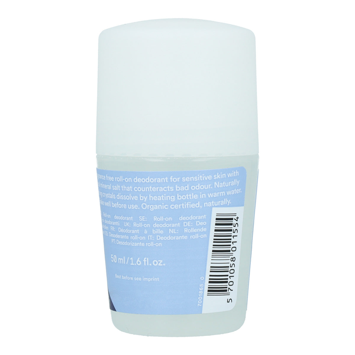 Desodorante roll-on Sin Fragancia Urtekram 50 ml
