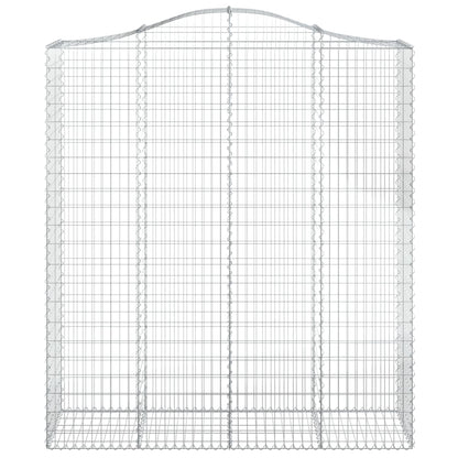 Cestas De Gaviones 3 Uds Forma De Arco Hierro 200x50x220/240 Cm_3