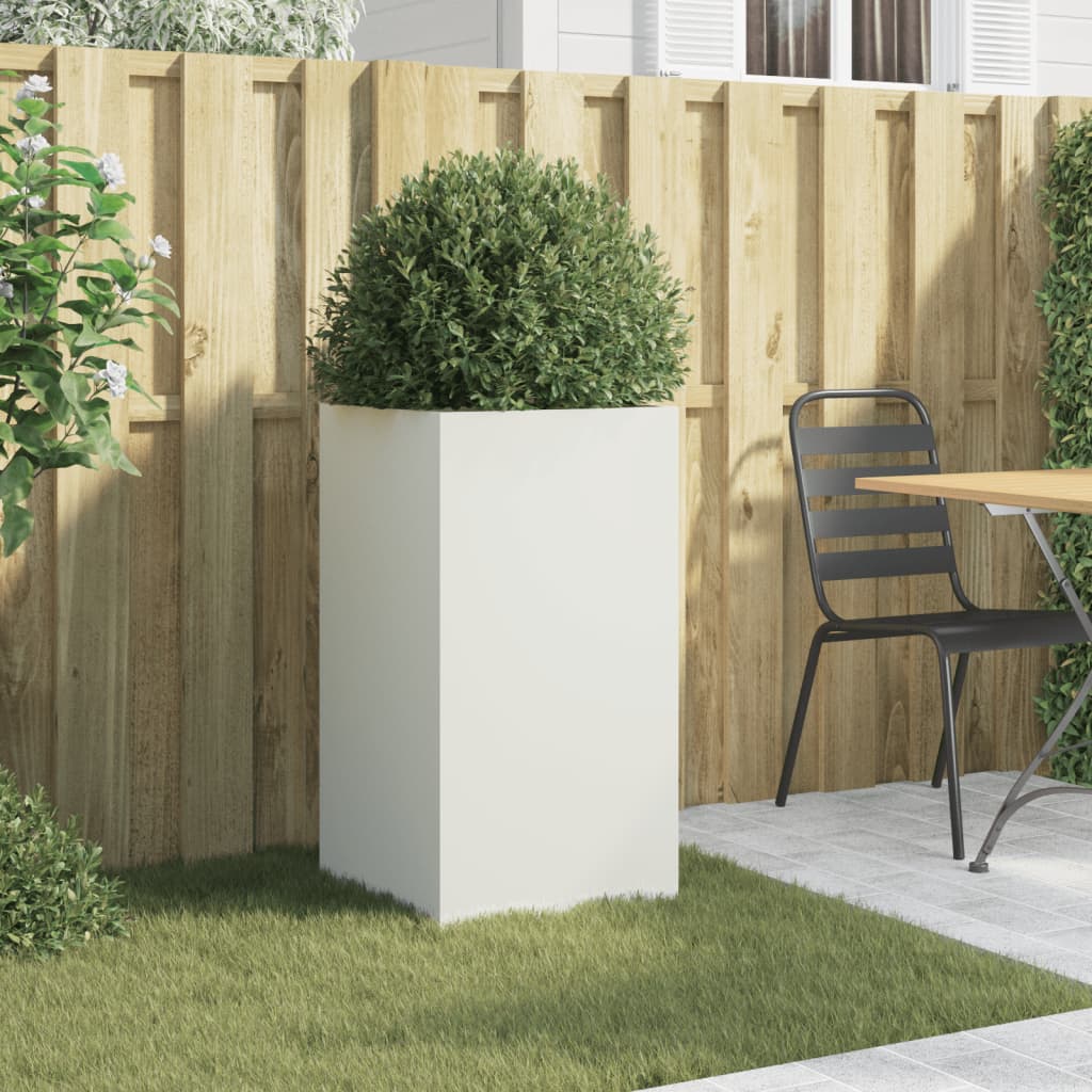Jardinera Acero Blanco 42x38x75 Cm_2