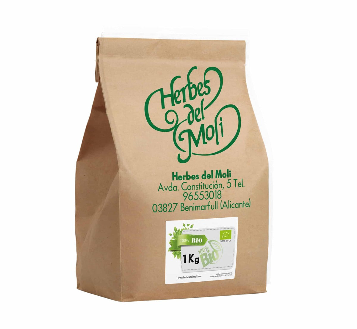 Regaliz raíz cortada Herbes del Molí 1Kg