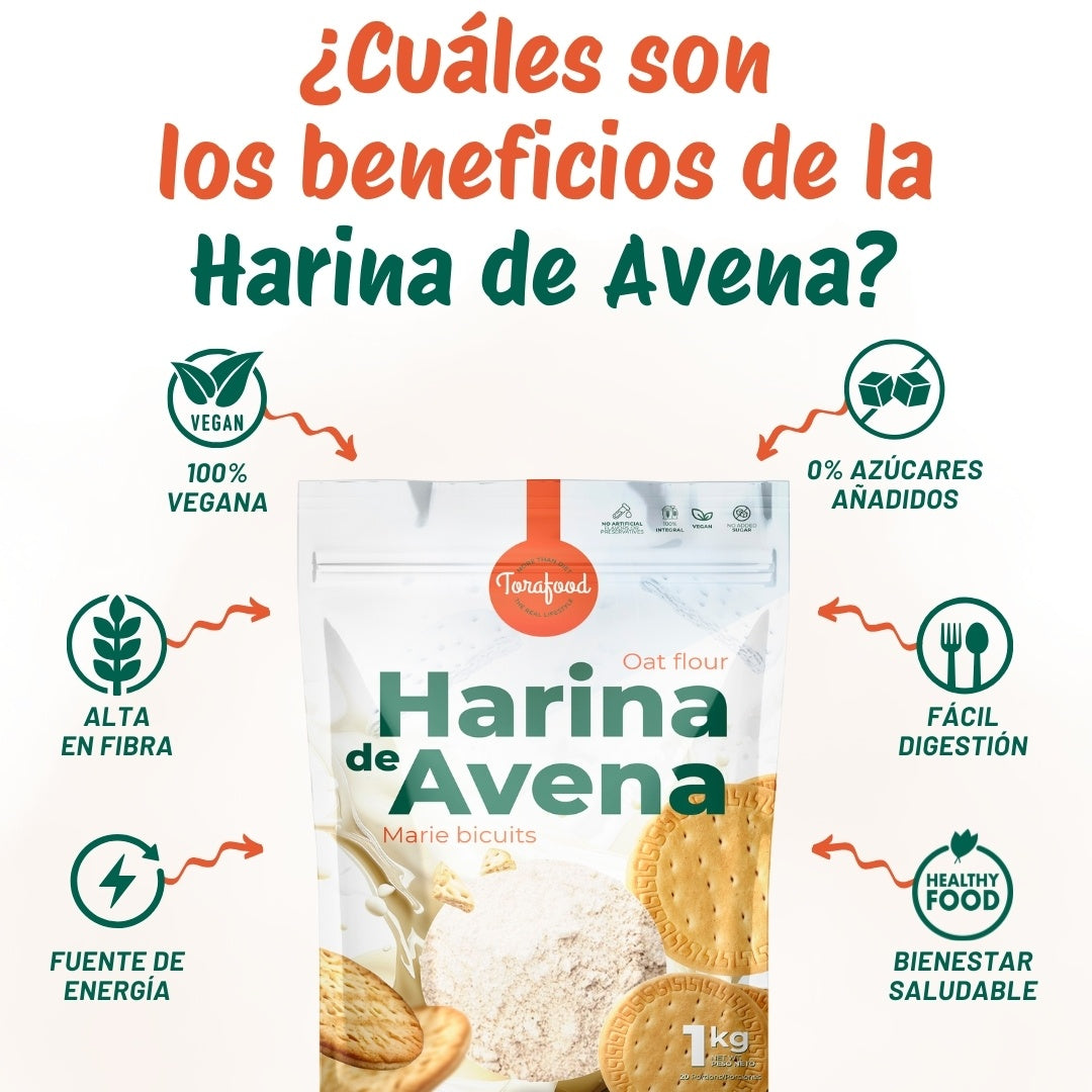 Harina De Avena Galleta Maria Torafood 1kg