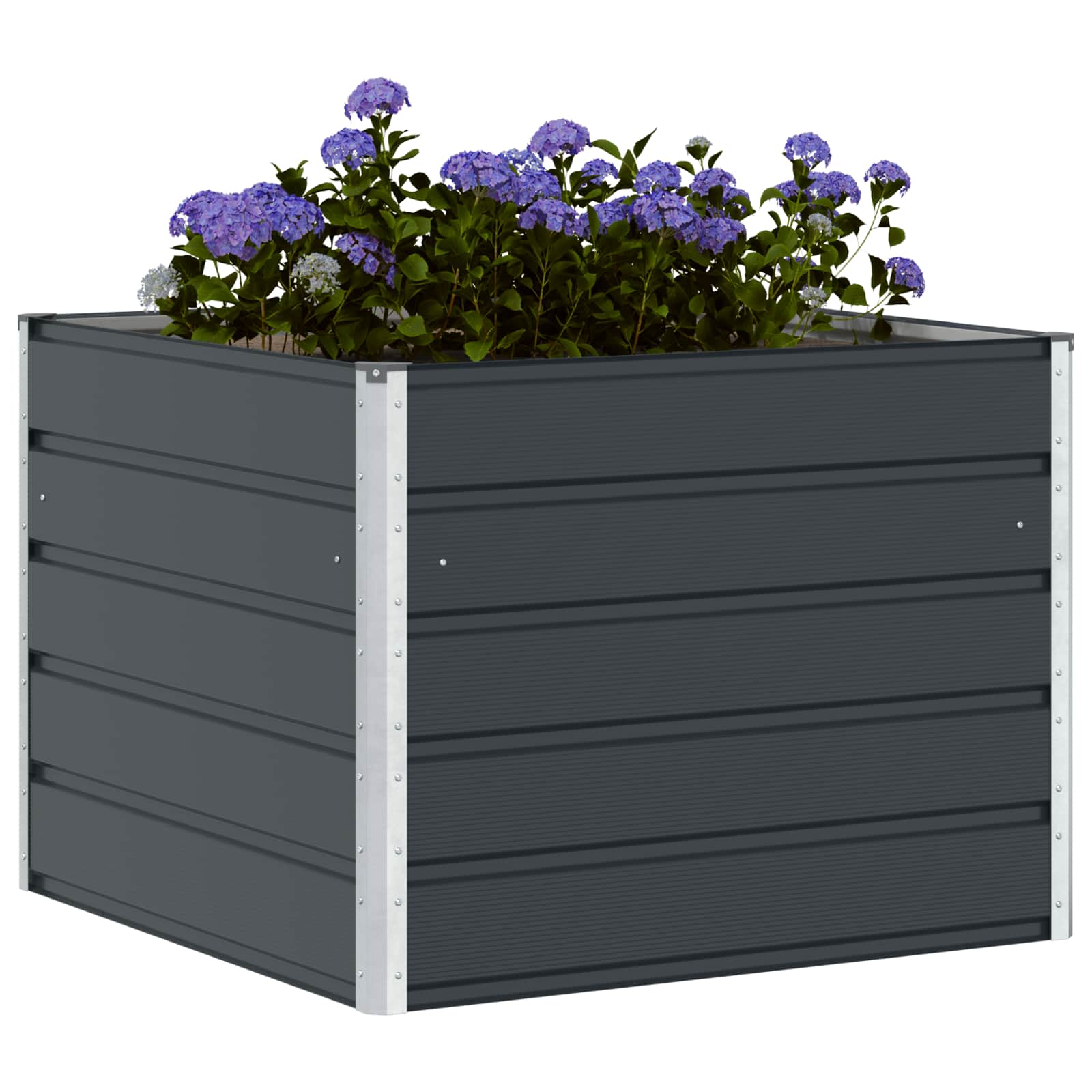 Jardinera Antracita 100 X 100 X 75 Cm Acero_2