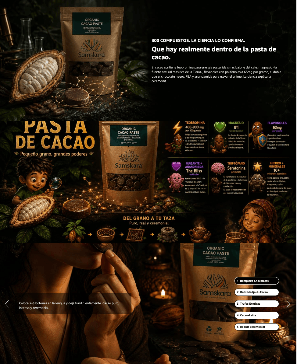 Pasta De Cacao Licor Bio - 1kg | Cacao Puro Ecológico Vegano Para Repostería Y Bebidas, Sin Azúcares Añadidos_4