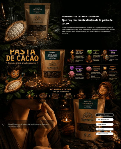 Pasta De Cacao Licor Bio - 1kg | Cacao Puro Ecológico Vegano Para Repostería Y Bebidas, Sin Azúcares Añadidos_4