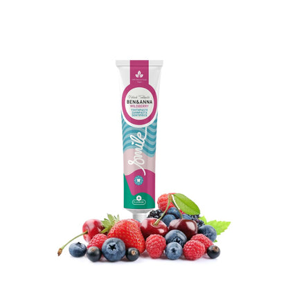 Dentífrico Baya silvestre con flúor Ben &amp; Anna tubo 75 ml