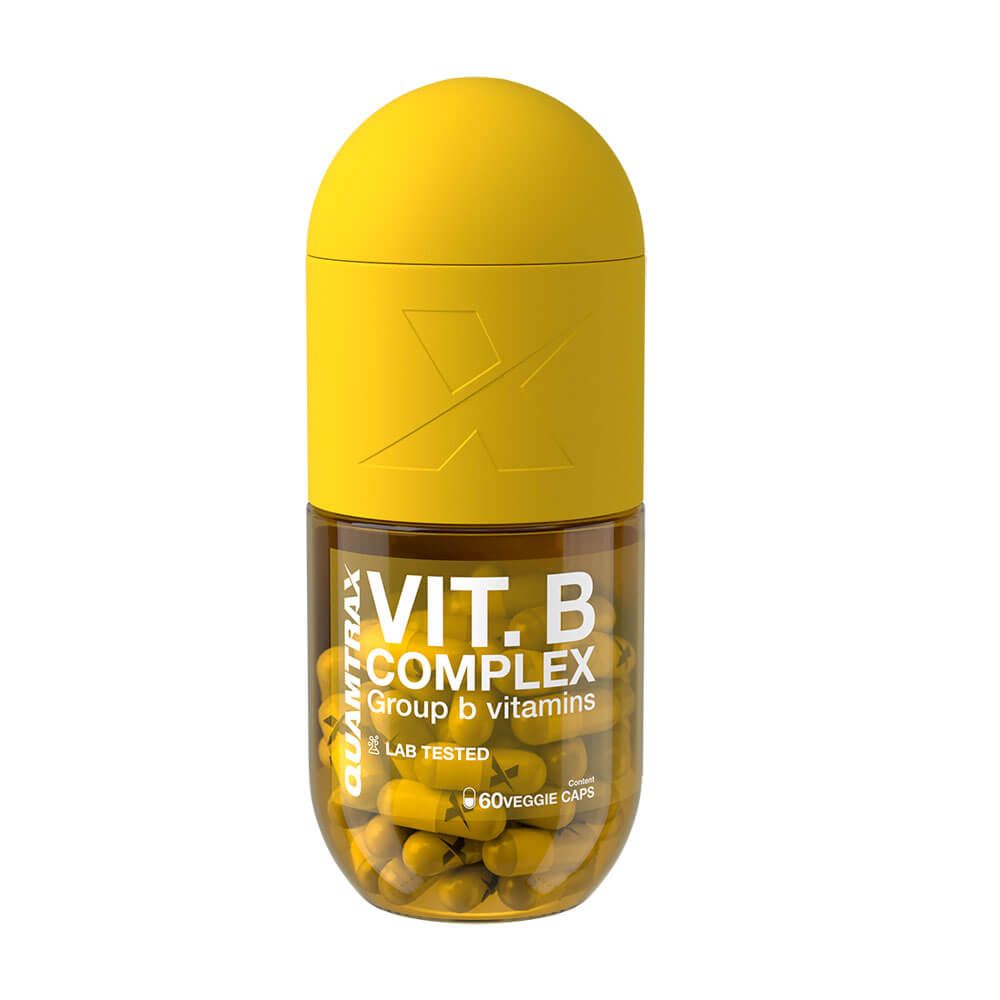 Vitamina B Complex - 60 Cápsulas - Vitamina B - Quamtrax_0