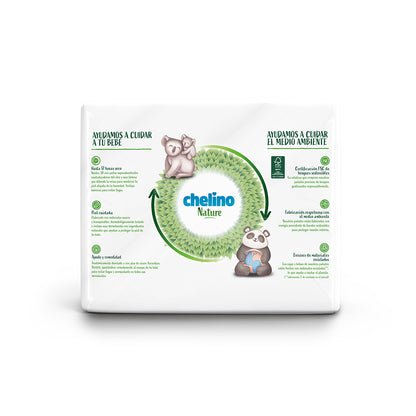 Pack ahorro Pañales T5 13-18 kg Chelino Nature 120 Uds