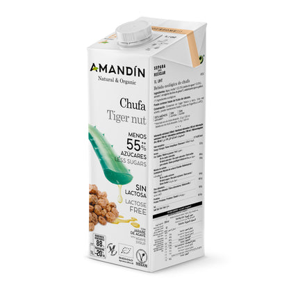 Bebida De Chufa Con Ágave Bio Amandin 1L
