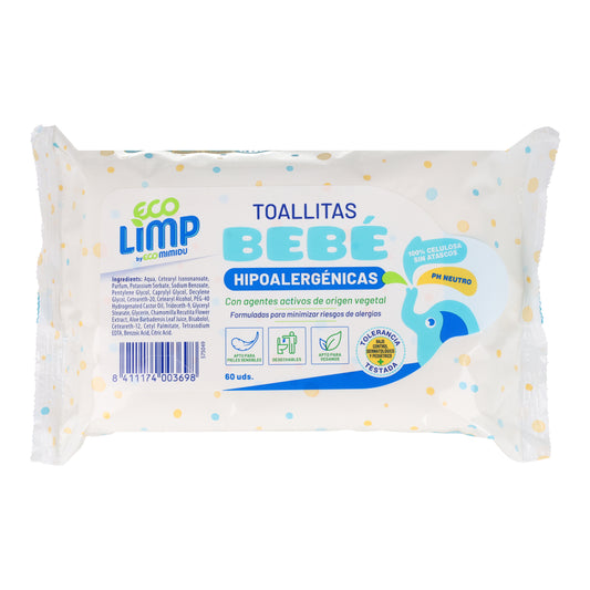 Toallitas Bebé Mimidu ECO 60 Uds