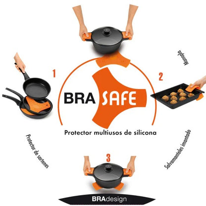 Protector Multiusos BRA Safe Naranja 2uds